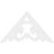 Ekena Millwork Pitch Preston Architectural Grade PVC Gable Pediment, 48"W x 28"H x 1"P (14/12) GPP048X028X100PRE - alternate 3